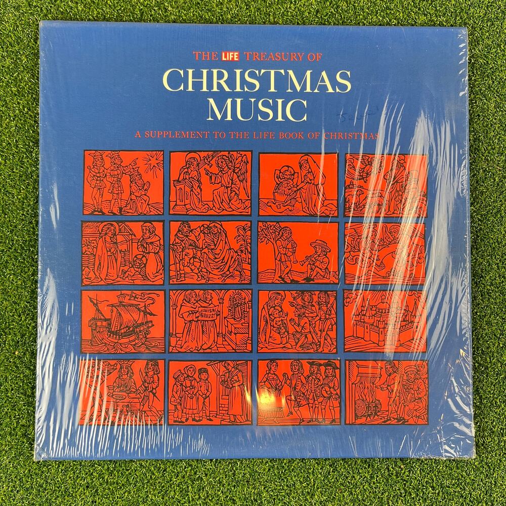 Vintage Vinyl LP Record Album The Life Treasury of Christmas Music